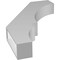 Ekena Millwork 4-in. W x 22-in. D x 34-in. H Balboa Architectural Grade PVC Knee Brace BRCP04X22X34BOA - alternate 5